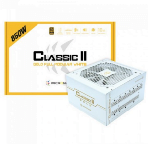 마이크로닉스 CLASSIC II GD 850W 80PLUS 230V EU Gold 풀모듈러 화이트 파워서플라이