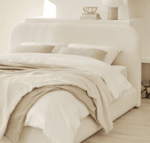 부클레 싱글 침대 프레임