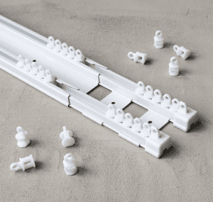 이중 커튼 레일