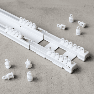 이중 커튼 레일