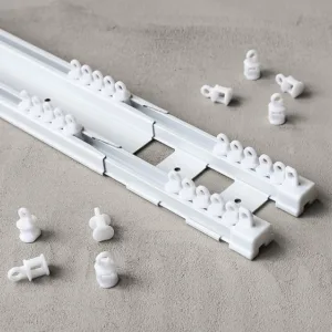 이중 커튼 레일