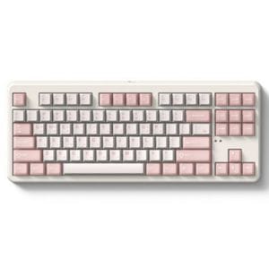 크림 핑크 키보드